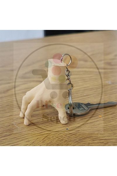 Bi'şeyler Sepeti Wednesday Hand Hand Thing Figure Keychain