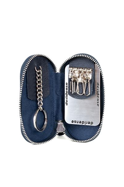 deridense Genuine Leather Keychain - Simple and Stylish Design