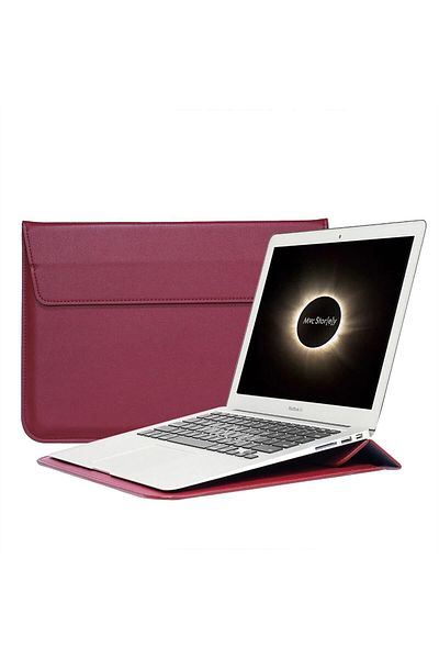 Mcstorey Laptop Bag Waterproof Leather MacBook Air Pro 13.3 Inch Notebook Lock