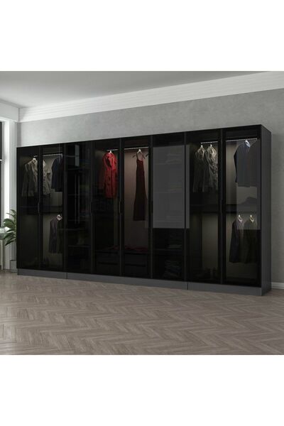 Minar Kale 190 8 Cam Kapaklı 2 Ç Dlp Antrasit Siyah