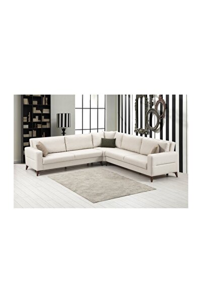 Minar Kristal 3+köşe+3'lü Köşetakımı Bej