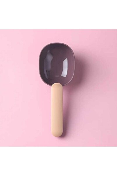 FloriaShopping مجرفة طعام للقطط والكلاب باللون الوردي والوردي مع مشبك