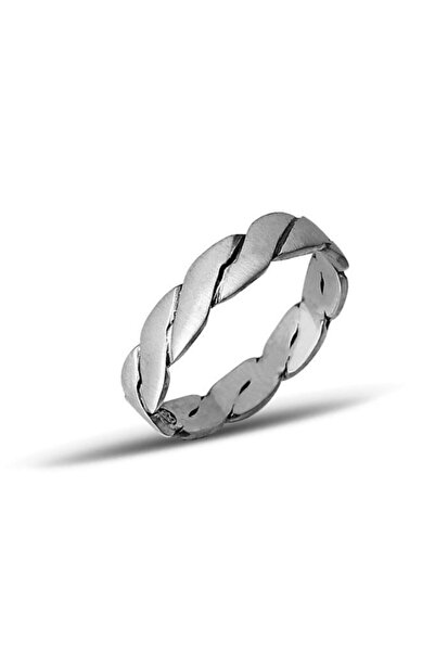 In Love Burgu Gümüş Yüzük Inlove Gümüş Sade Yüzük