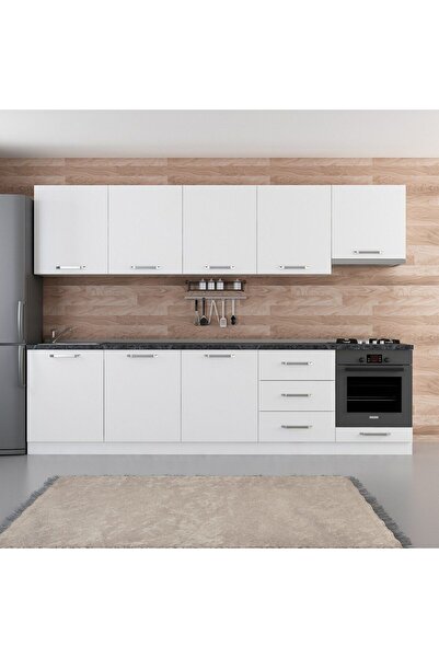 Minar 300 Cm Mutfak Dolabı Beyaz 300-b12