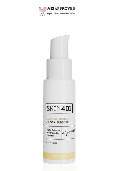 Skin401 Aloe Vera Moisturizing SPF 50 Sunscreen - Anti-Blemish, 50ml