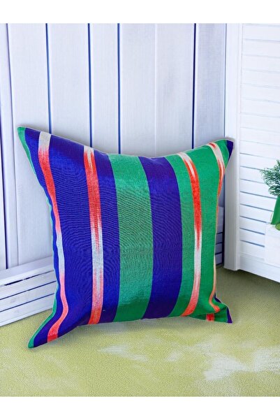 TheBohoHomeDecor Ev Modern Serisi - Parıltı / 2'li Ipek Ikat Kırlent Kılıf Seti