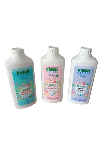 Green Clean U green Clean Baby Çamaşır Deterjanı 1 lt + Çamaşır Yumuşatıcı 1 ...