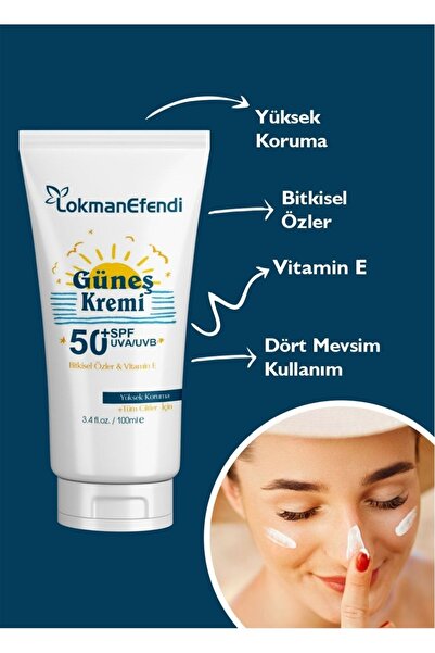 Lokman Efendi Güneş Kremi 100 ml