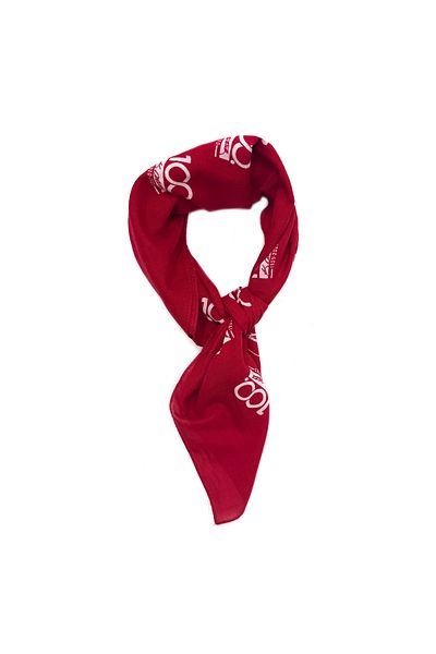 Naz Ipek Cotton 100. Year Atatürk Signed Red Bandana Scarf 23 April 19 May
