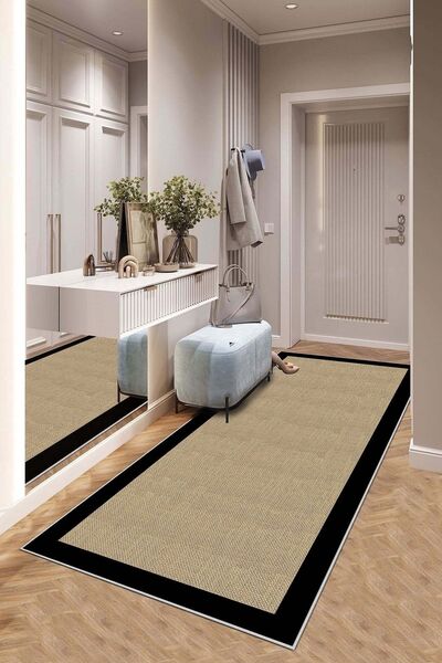 West Home Stain Resistant Modern Cut Kitchen Runner with Washable and Non-Slip Base - Carpet Runner