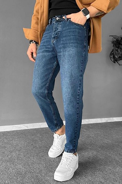 Denim Shorty Boyfriend Σκούρο Μπλε Τζιν Τζιν