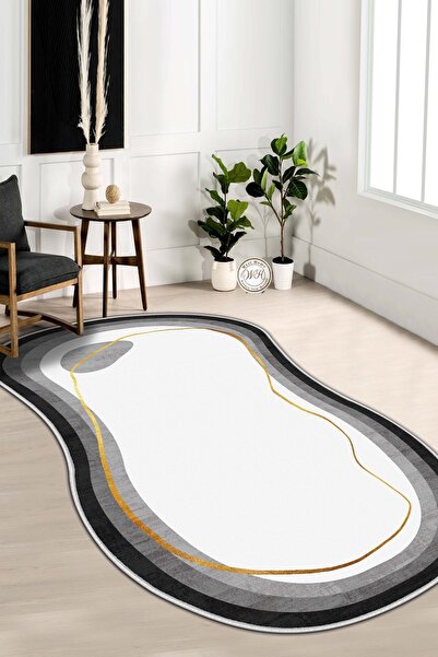 West Home قاعدة قابلة للغسل في الغسالة ومضادة للانزلاق ومقاومة للبقع وسجادة غ...