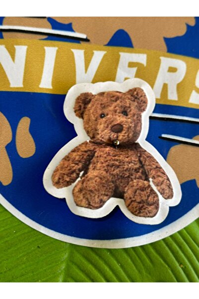 Gönülden Tasarım 26x20 cm Univerzalni dodatak za odeću sa maskotom medveda