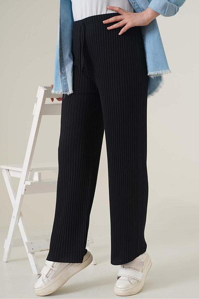 Karteks Set of 3 Women's Ribbed Comfortable Pants & Sweatpants, Casual Comfortable Home Wear Pajamas