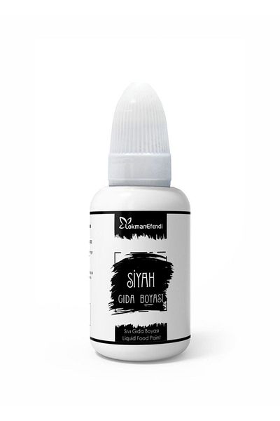 Lokman Efendi 25 ml Black Liquid Food Coloring
