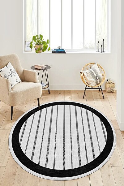 West Home Dijital Baskı Yıkanabilir Kaymaz Taban Salon Halısı Mutfak Halısı Y...