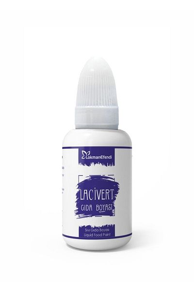 Lokman Efendi Dark Blue Liquid Food Coloring 25ml