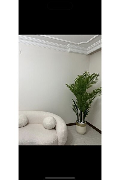 İremÇiçekçilik Metal Saksıda Areka Yapay Ağaç Yapay Çiçek