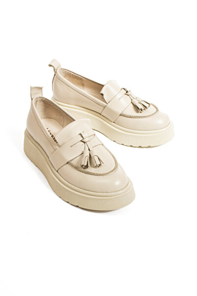 MODELLE SHOES Miche Hakiki Deri Kadın Loafer Ayakkabı