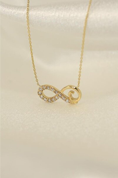 In Love Sonsuzluk 14 Ayar Altın Kolye
