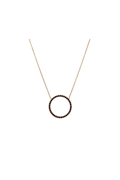 In Love 925 Ayar Gümüş Kolye Yuvarlak Model Gümüş Kolye