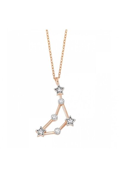 In Love Oğlak Burcu Gümüş Kolye Yıldız Haritasına Göre