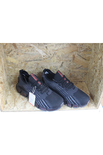 Wickers WİCKERS 2549 SİYAH-FÜME-KIRMIZI ERKEK SPOR AYAKKABI