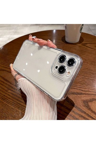 GAGA ELEKTRONİK iPhone 13 Transparent Camera Protection Case (Compatible Model with Headboard)