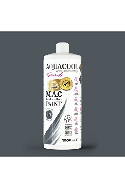 AQUA COOL Aquacool Trend M.a.c Hobi Boyası Su Bazlı Akrilik 873 - Kayrak Gri ...