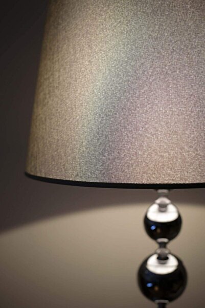 Vinner Krom Kaplama Üçlü Küre Modern Metal Lambader - Başlık rengi Hasır Gri'dir.