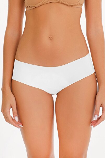 Sensu Chiloți din dantelă tăiați cu laser pentru femei Set pachet de 3 alb - Kts2112