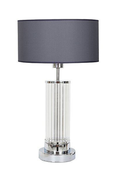 Vinner Nuuk Noa Krom Kaplama Detaylı Modern Cam Abajur - Antrasit