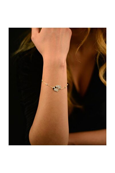 In Love Bebek Ayağı Altın Bileklik