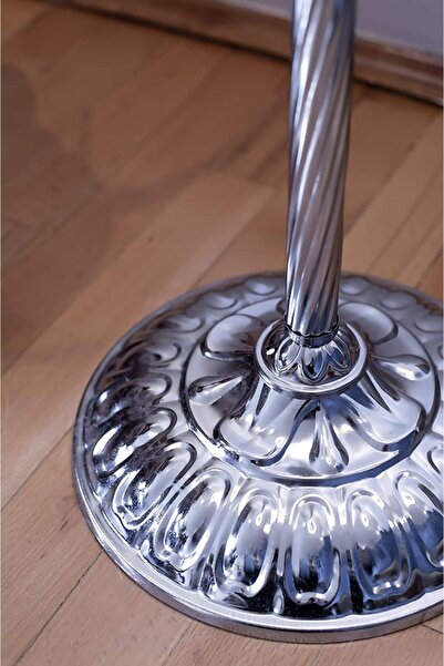 Vinner Krom Kaplama Şelale Modern Metal Lambader - Başlık rengi Bej’dir