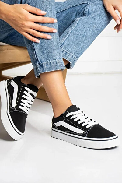 BOUIS Black Sneaker - Flexible, Orthopedic Thermo Sole, Daily Lace-up Light Walking Sports Shoes