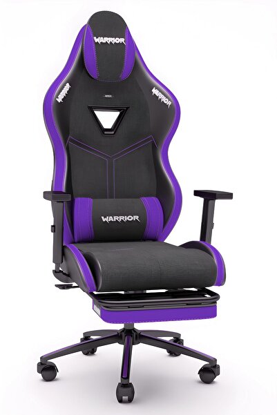 warrior Aragorn Kumaş Oyuncu Koltuğu - Mor - Ayak Uzatmalı Bilgisayar Sandalyesi - 1598b0515