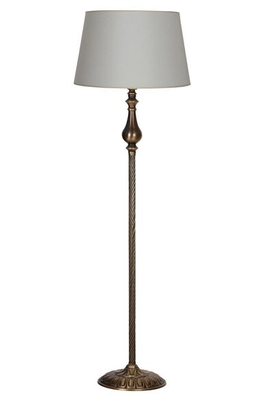 Vinner Antony Eskitme Burgulu Metal Lambader - Gri