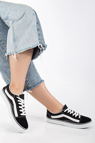 BOUIS Black Sneaker - Flexible, Orthopedic Thermo Sole, Daily Lace-up Light Walking Sports Shoes