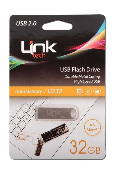 Linktech لينك تيك الترا 32 جيجا يو اس بي 2.0 ذاكرة فلاش معدنية U232