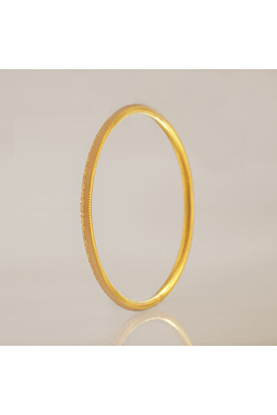 Genç Altın 10 gr 22 Ayar Ajda Simli Bilezik