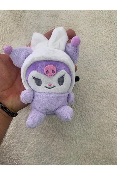Meyra Accessories Sanrio Hello Kitty Kuromi My Melody Cinnamoroll Plush Keychain Soft Cute Gift
