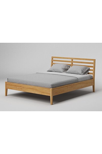 zerkaconcept Lotus Ithal Ladin Masif Ahşap Karyola 150*200