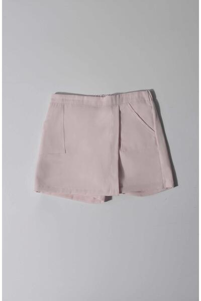 LUESS Kız Çocuk Pembe %100 Pamuklu Şortlu Etek