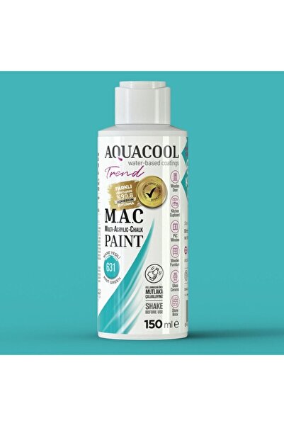 AQUA COOL Aquacool Trend M.a.c Hobi Boyası Su Bazlı Akrilik 631 - Nane Yeşili...