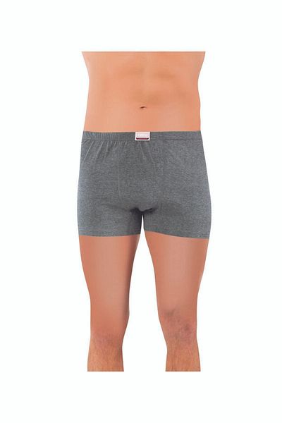 Öztaş Underwear Ανδρικό μπόξερ μονό ζέρσεϊ με κρυφό καουτσούκ 3 τεμαχίων