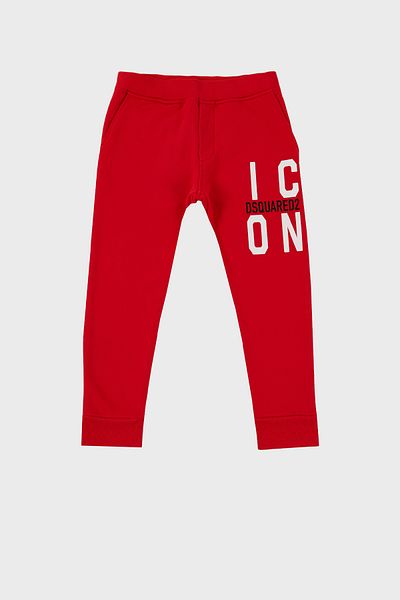 DSquared2 DQ0248 Model Pantaloni Sport Copii - Bumbac Și Buzunare
