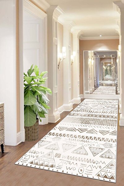 Confidence Home Beige Scandinavian Living Room Carpet - Washable Non-Slip Base, Stain Resistant, Kitchen and Runner Set