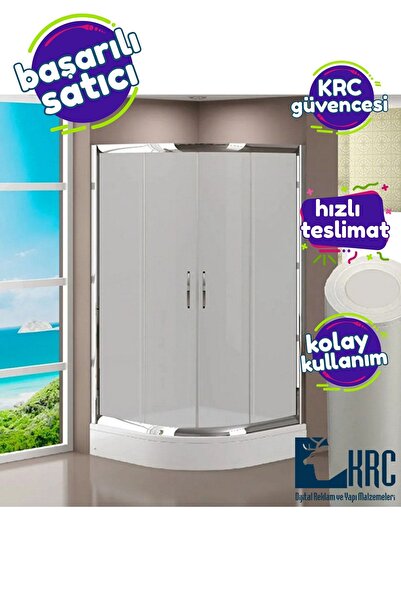 KRCDİJİTAL Duşakabin Camı Kaplama Folyosu 45cmx5mt Buzlu Cam Filmi Kendinden Yapışkanlı