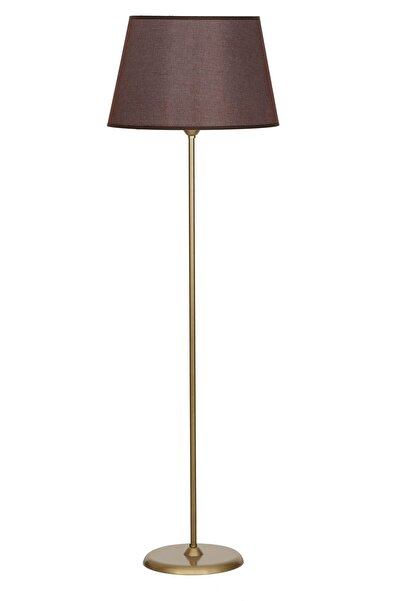 Vinner Conic Eskitme Tek Ayaklı Metal Düz Lambader - Koyu Kahverengi