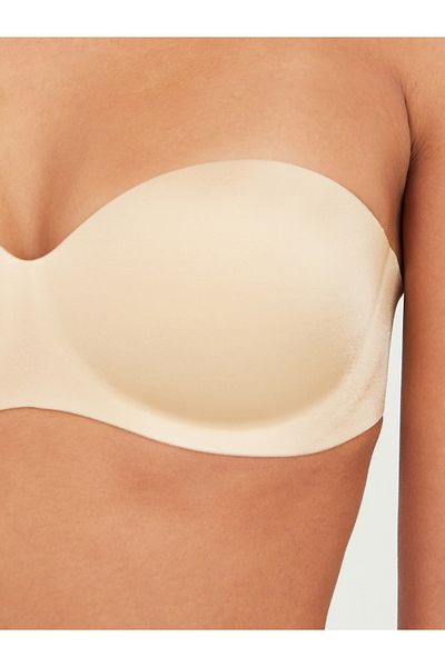Styli Strapless Non-Wired Push-up Bra with Interchangeable Back Straps